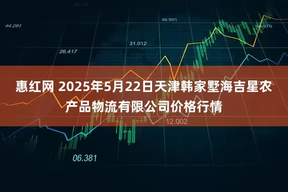 惠红网 2025年5月22日天津韩家墅海吉星农产品物流有限公司价格行情